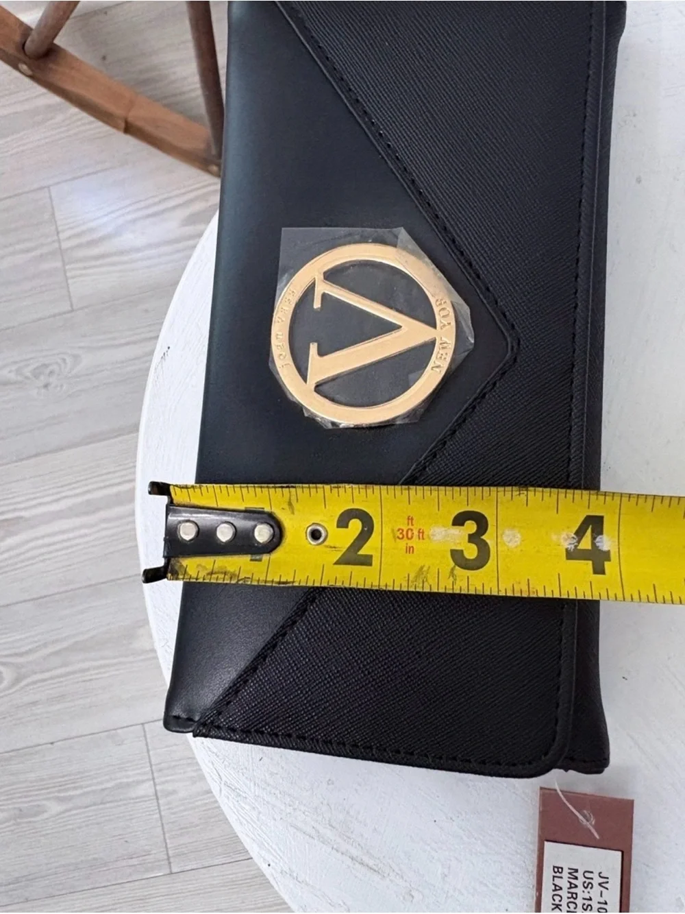 Joan Vass Black Wallet & Gift Box NWT